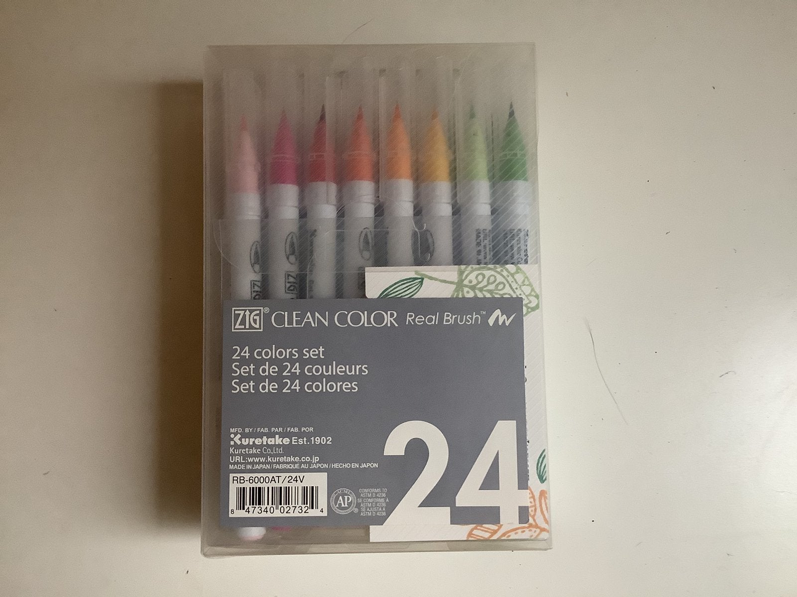 ZIG aquarel brushmarkers 24 stuks, Ophalen of Verzenden, Nieuw, Potlood of Stift