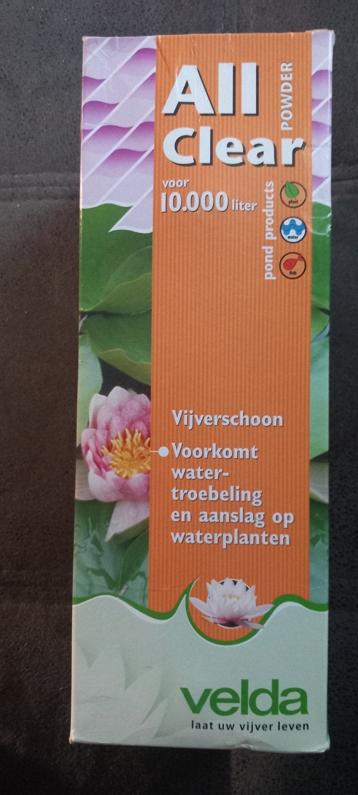 Velda All Clear Powder voor 10.000 liter vijverwater, Ophalen of Verzenden, Nieuw