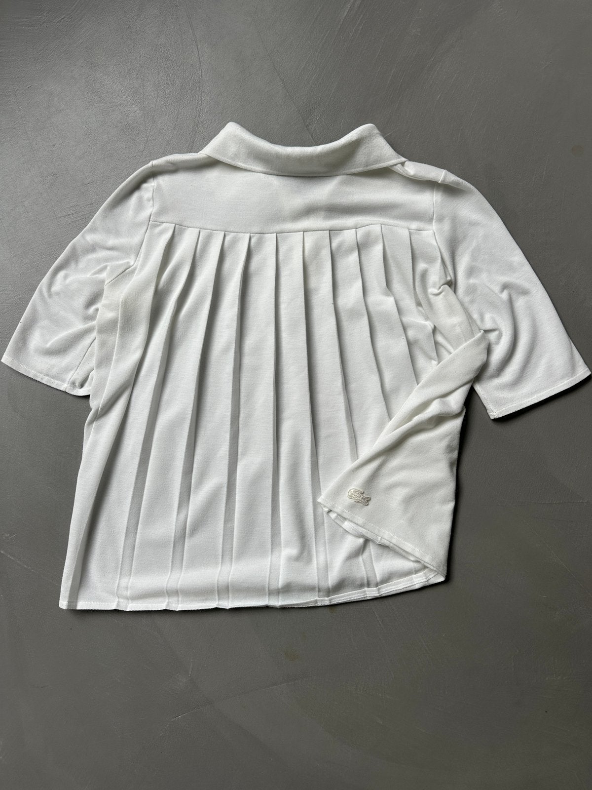 Lacoste polo, Wit, Maat 42/44 (L), Ophalen of Verzenden, Zo goed als nieuw
