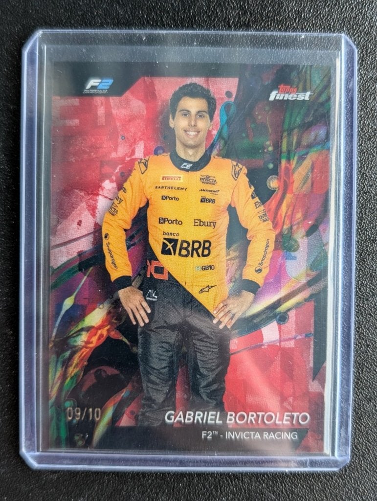 2024 Topps Finest F1 Gabriel Bortoleto #28 red /10, Ophalen of Verzenden, Nieuw, Plaatje