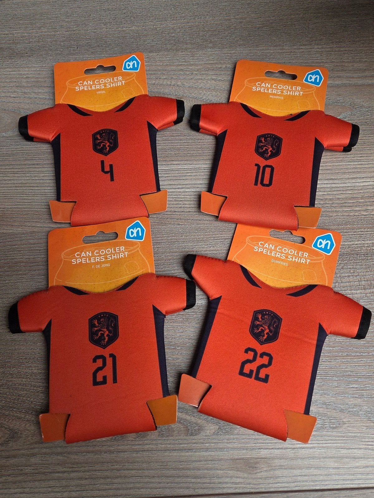 Albert Heijn Can Cooler Oranje Spelers (4 stuks), Albert Heijn, Ophalen of Verzenden