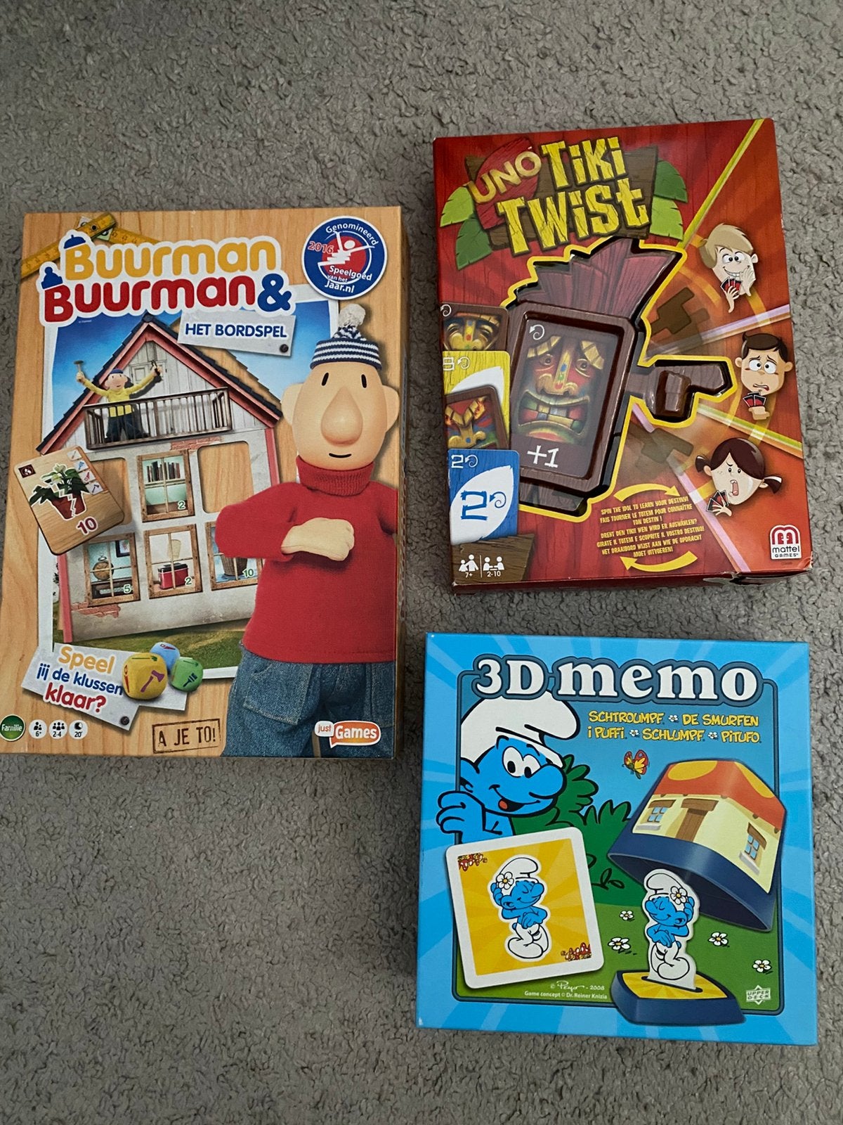 3 leuke bordspellen, Hobby en Vrije tijd, Gezelschapsspellen | Kaartspellen, Ophalen, Zo goed als nieuw