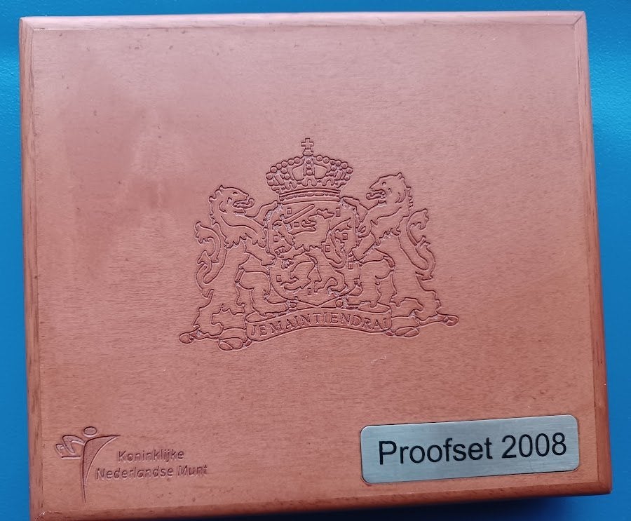 Nederland Proofset 2008 - Koninklijke Nederlandse Munt, Postzegels en Munten, Verzenden, Koningin Beatrix, Euro's, Setje