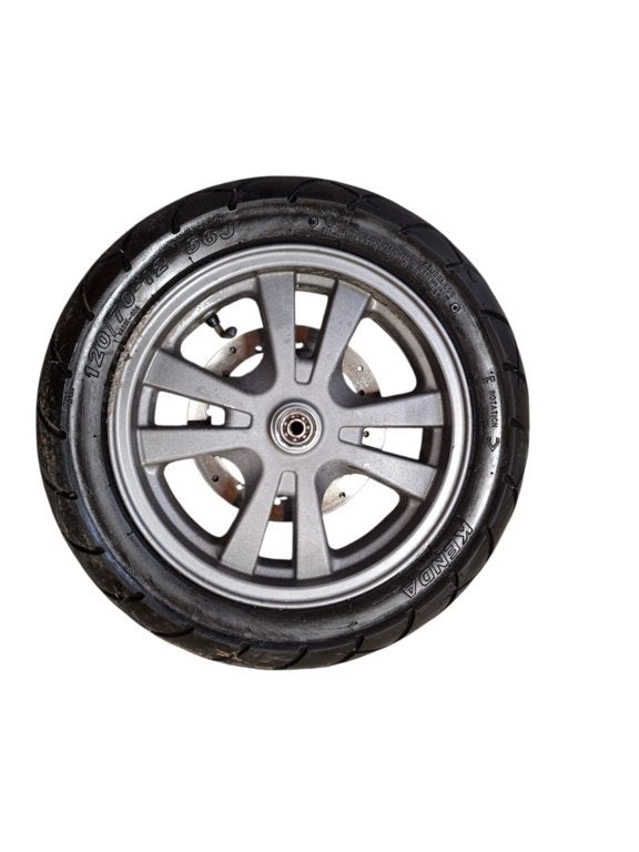 Voorband voorvelg remschijf origineel Kymco Like, Gebruikt, Ophalen of Verzenden
