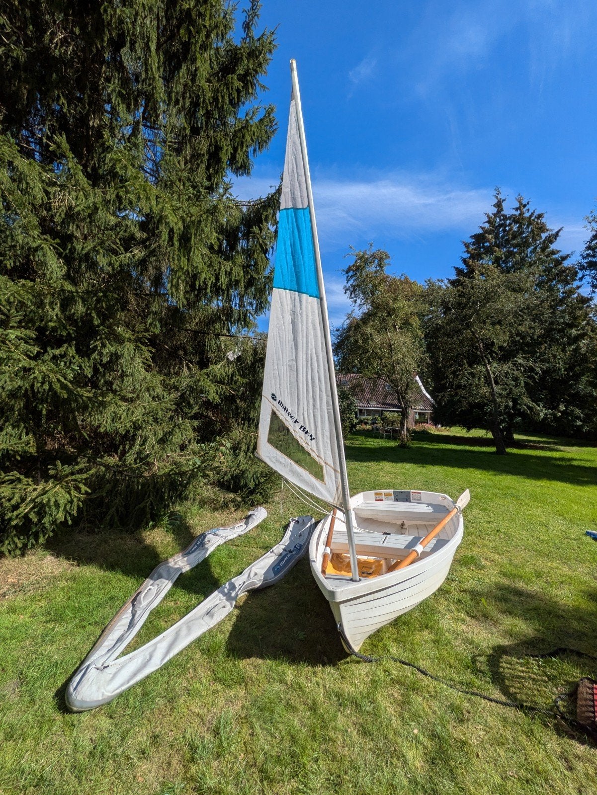 zeilbootje roeibootje Walker Bay 8 compleet, Watersport en Boten, Ophalen, Gebruikt, Minder dan 15 m²