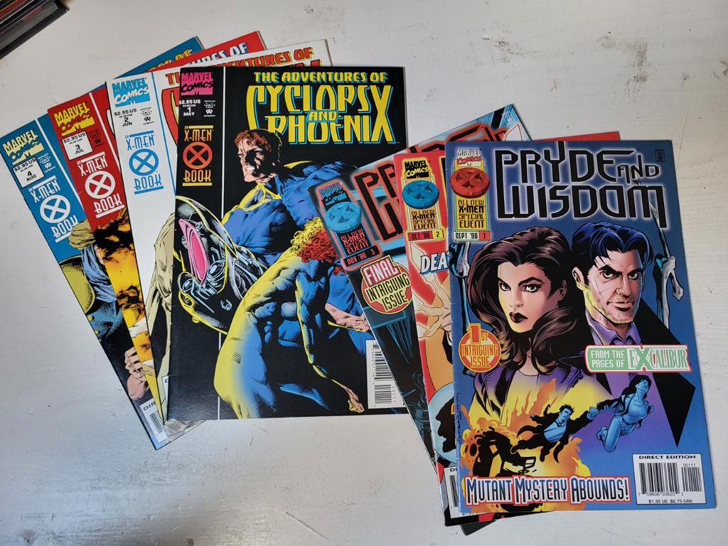 X-men 2x limited serie. Cyclops & Phoenix. Pryde & wisdom, Meerdere comics, Ophalen of Verzenden, Zo goed als nieuw, Amerika