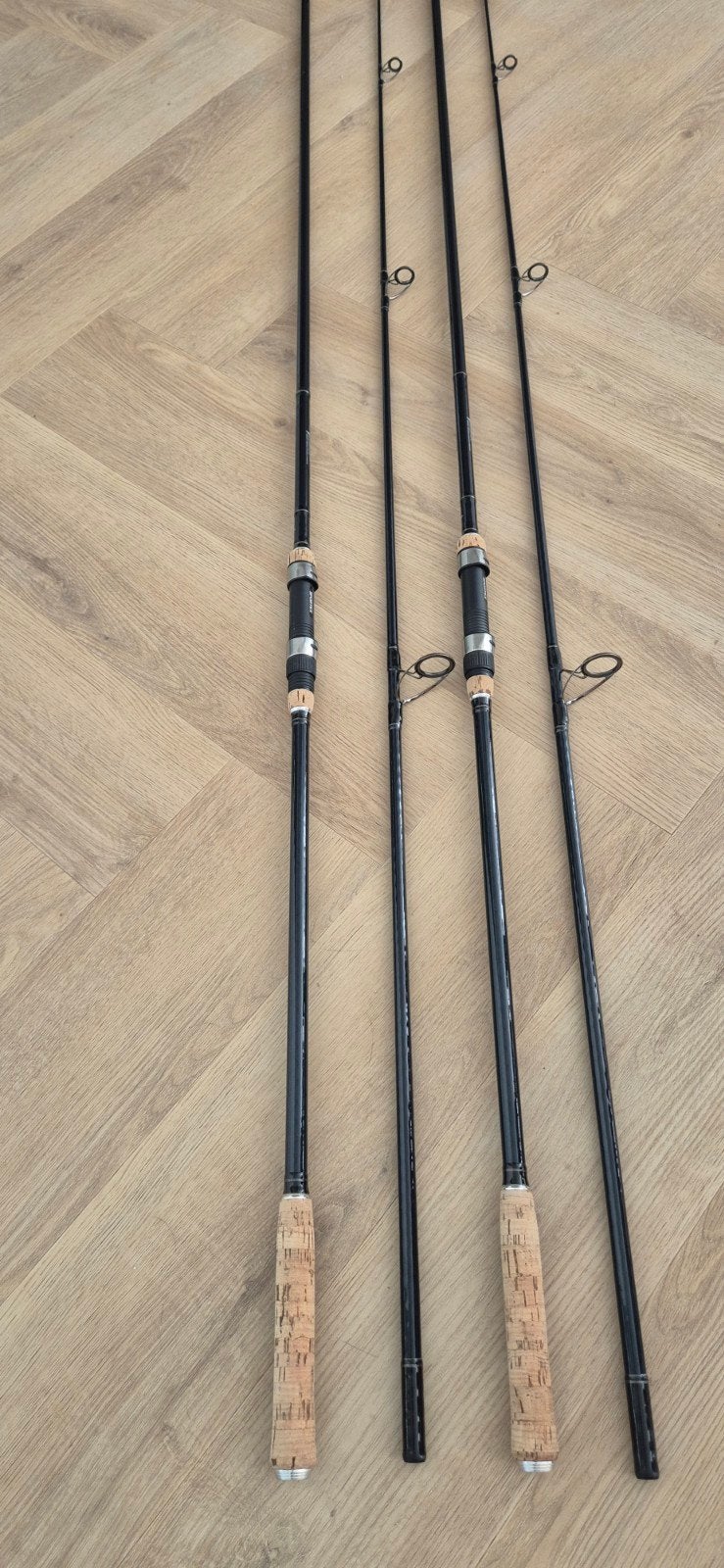 2x sportex paragon carp oldskool 12ft-2.75lbs, Ophalen, Zo goed als nieuw, Werphengel