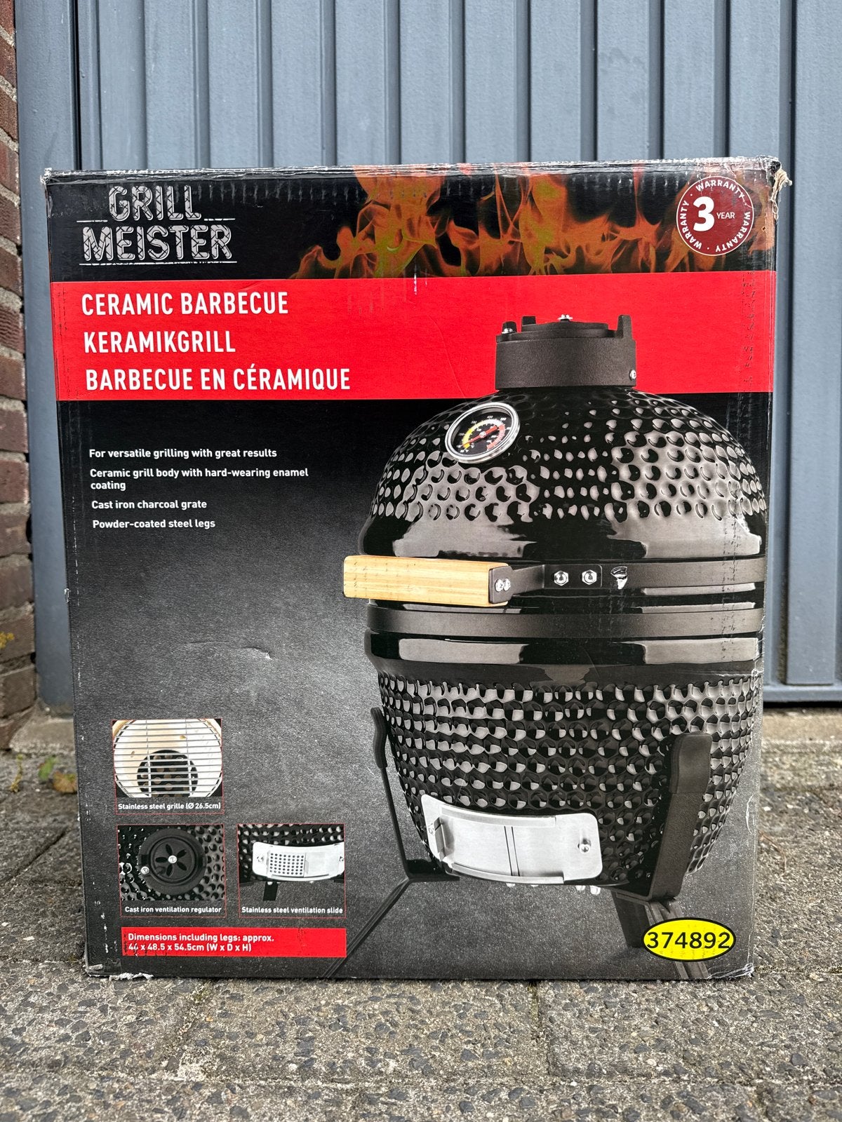 Grill Meister Keramische Barbecue - NIEUW in doos, Ophalen, Nieuw