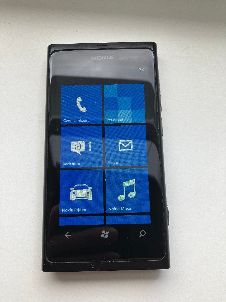 nokia lumia 800 windows, Zwart, Touchscreen, Ophalen of Verzenden, Klassiek of Candybar