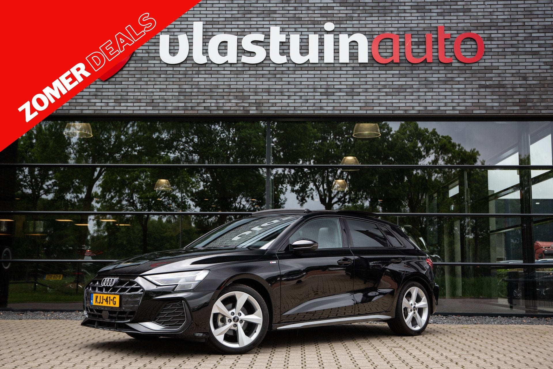 Audi A3 Sportback 35 TFSI S edition , S-Line, Panoramadak, A, Auto's, Audi, 1300 kg, Zwart, 4 cilinders, Leder en Stof