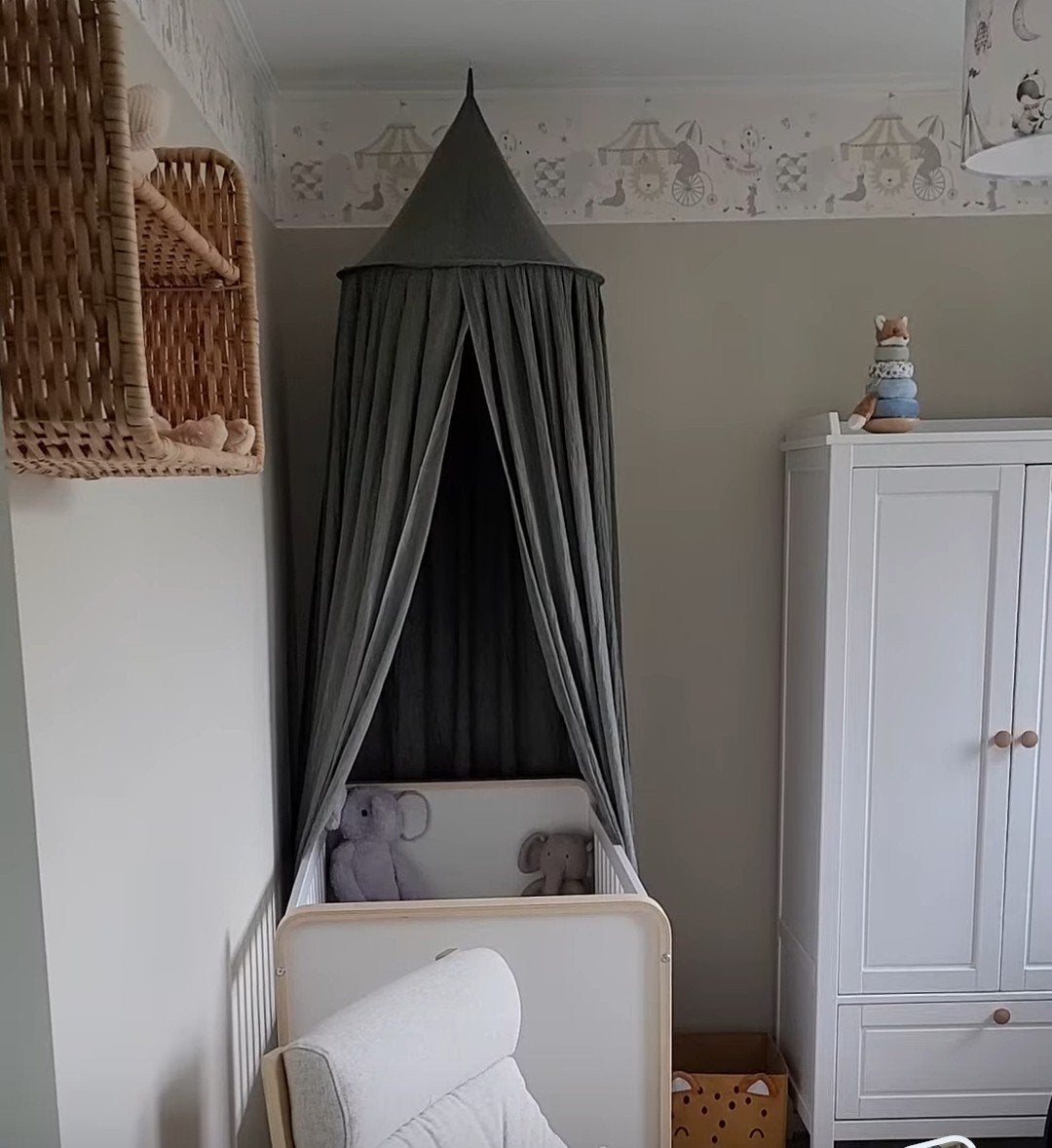 Klamboe voor babykamer, Kinderen en Baby's, Kinderkamer | Inrichting en Decoratie, Ophalen, Gebruikt, Klamboe