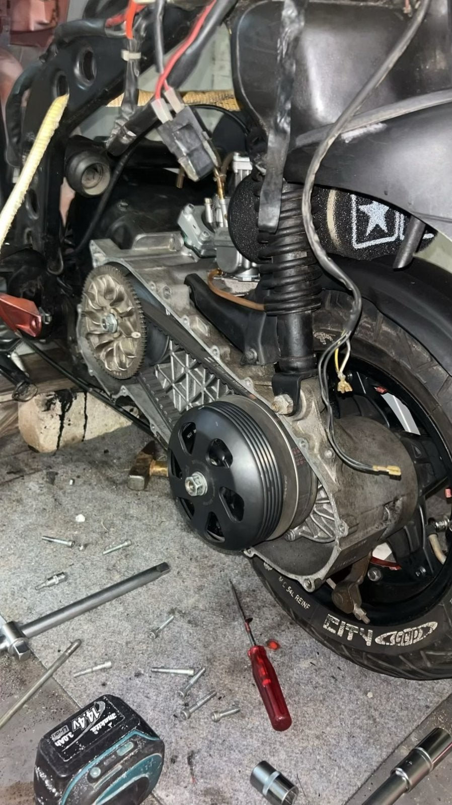 34mm inlaatset, Ophalen of Verzenden, Zo goed als nieuw, Carburateur