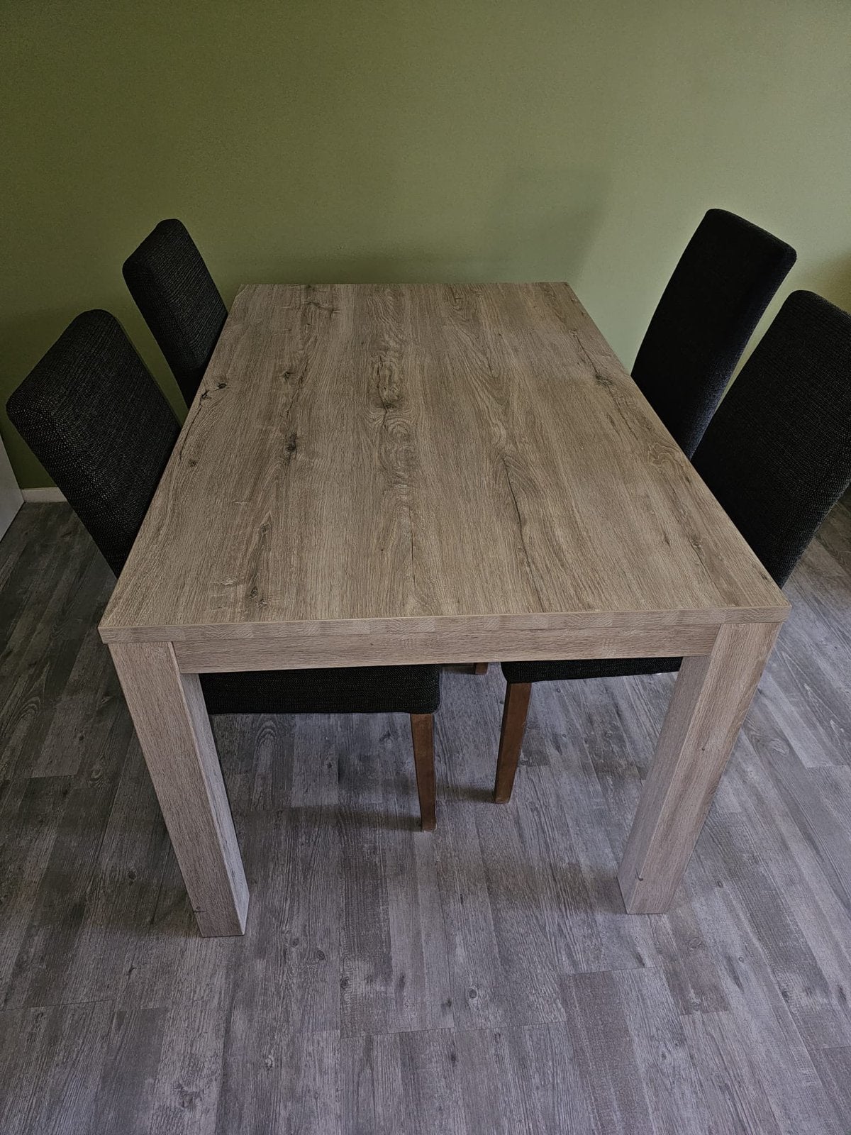 Eettafel- Houtlook, Ophalen, Gebruikt, 100 tot 150 cm, 50 tot 100 cm