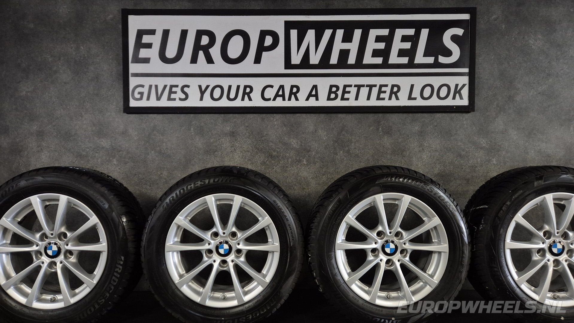 16 inch BMW velgen 3 Serie F30 F31 F32 4 391 winterbanden, Auto-onderdelen, Banden en Velgen, Gebruikt, -, Banden en Velgen, -