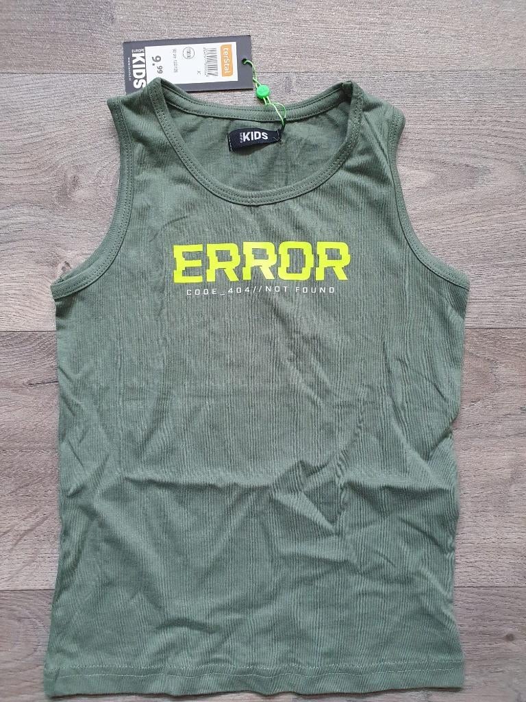 Jongens Singlet 110/116 nieuw!, Ophalen, Terstal, Nieuw, Shirt of Longsleeve