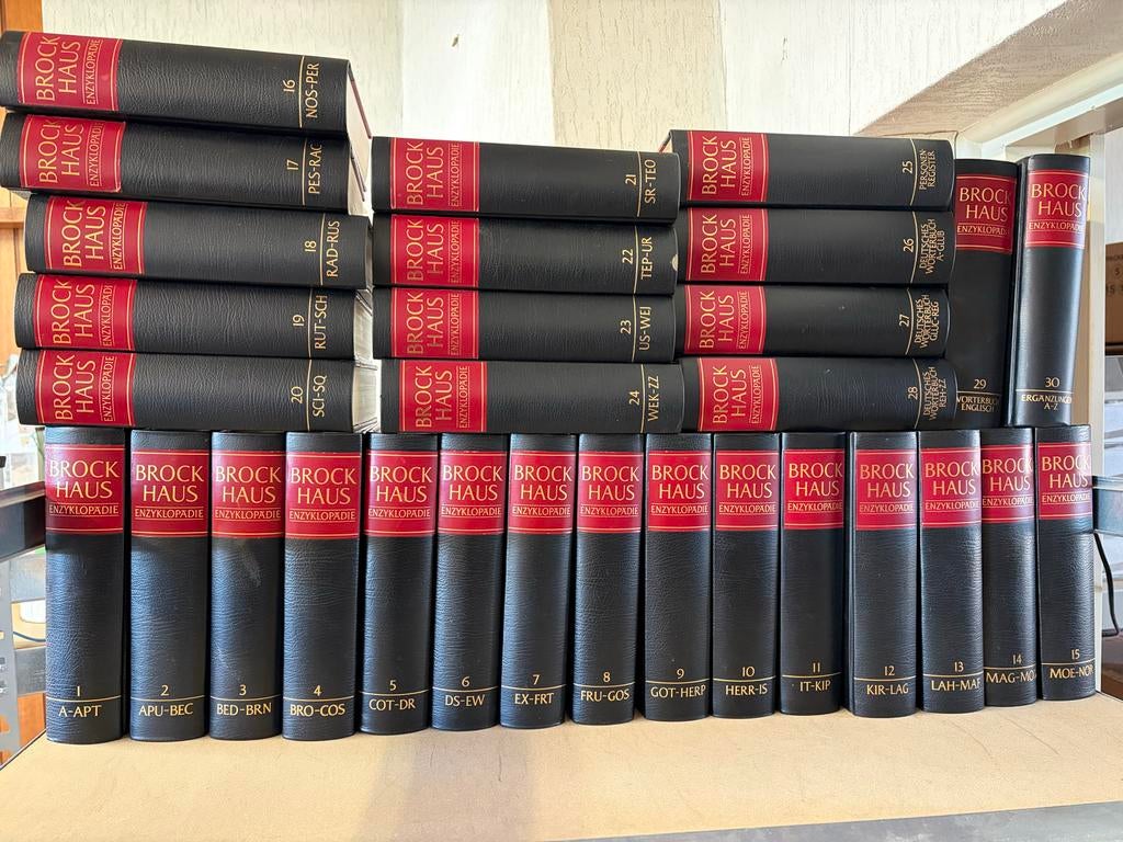 Brockhaus Enzyklopädie - Complete Set 30 delen, Boeken, Encyclopedieën, Ophalen, Zo goed als nieuw, Algemeen, Complete serie