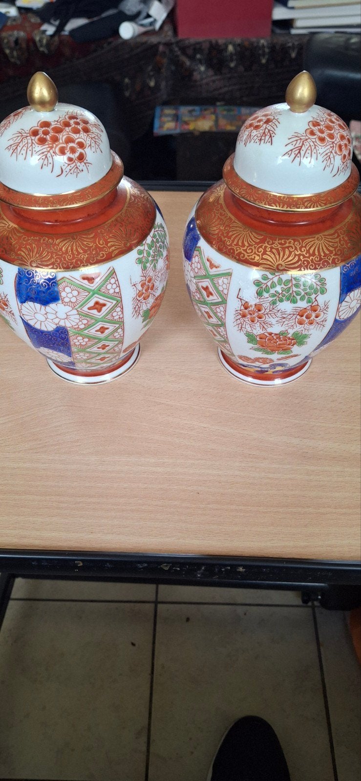 Gember pot imari styl 1970, Antiek en Kunst, Ophalen