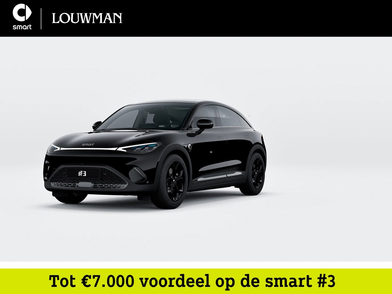 Smart #3 Pro+ Black Collection 66 kWh | Panoramadak | Memory