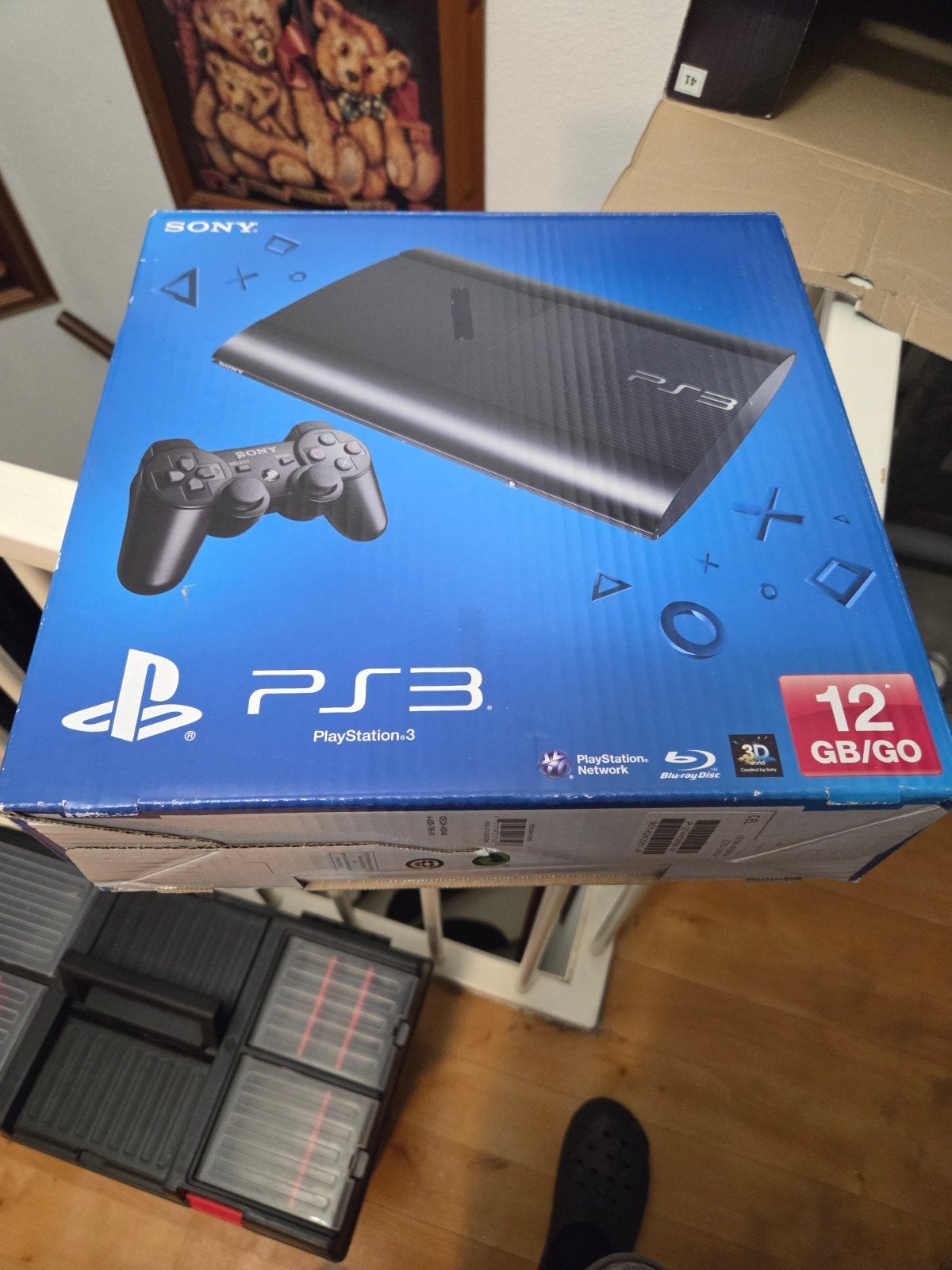 Originele PS3 Super Slim 12GB verpakking, Gebruikt, Super Slim, Ophalen of Verzenden, 12 GB