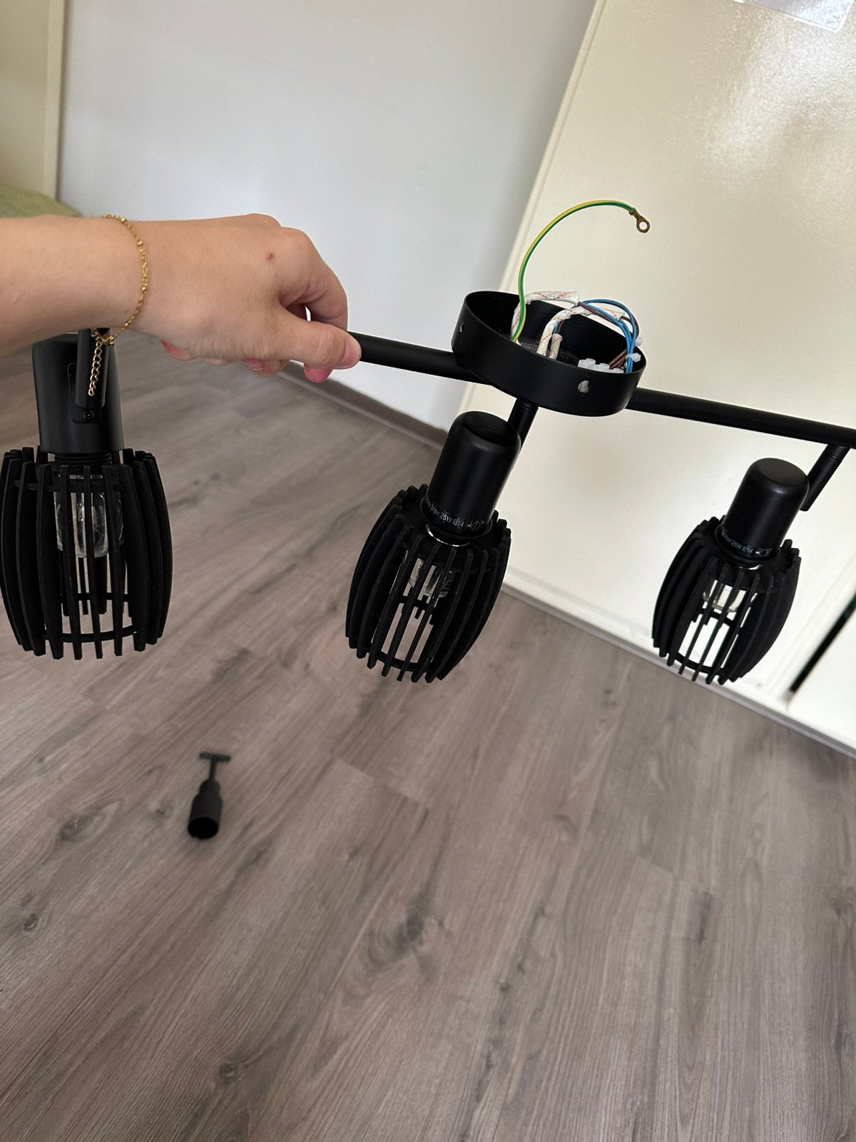 Zwarte hanglamp, Ophalen, Zo goed als nieuw