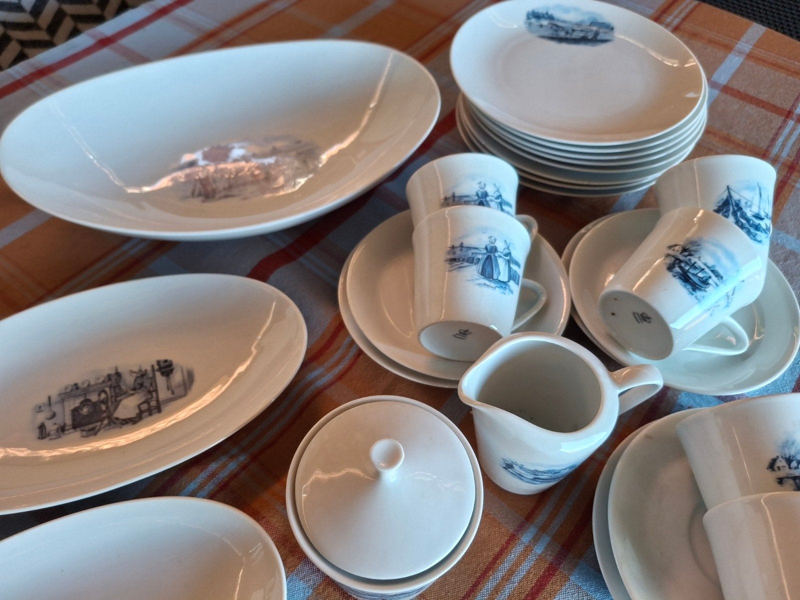 Bavaria Porzellan Servies: 6 delig, plus extras, Ophalen of Verzenden