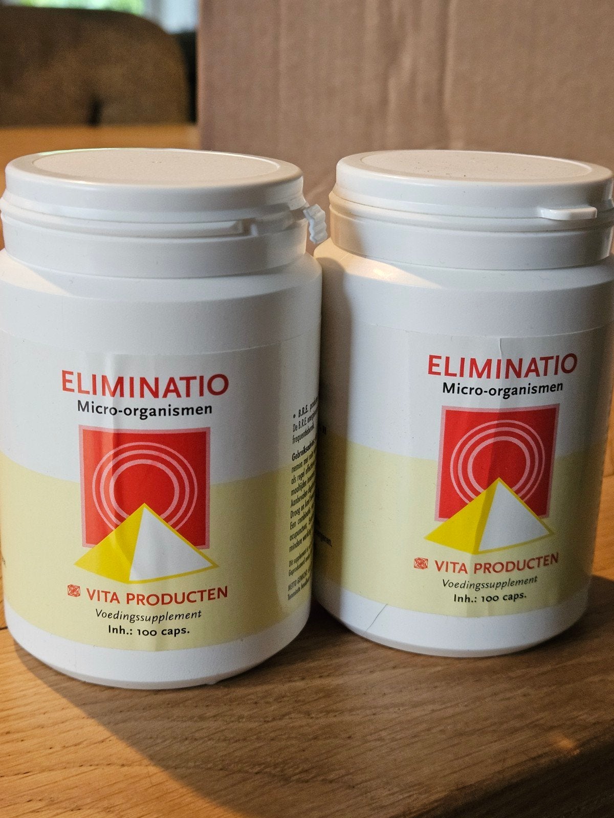 Vita Producten Eliminatio - 2 potjes, 100 capsules per pot, Sport en Fitness, Ophalen of Verzenden, Nieuw, Overige typen