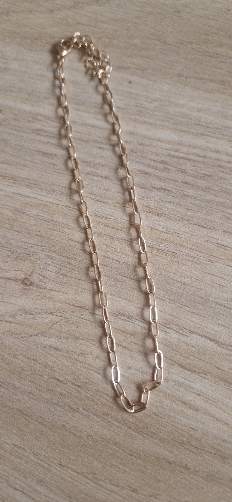 Gouden ketting - Elegant en tijdloos, Ophalen of Verzenden, Zo goed als nieuw, Goud, Overige materialen