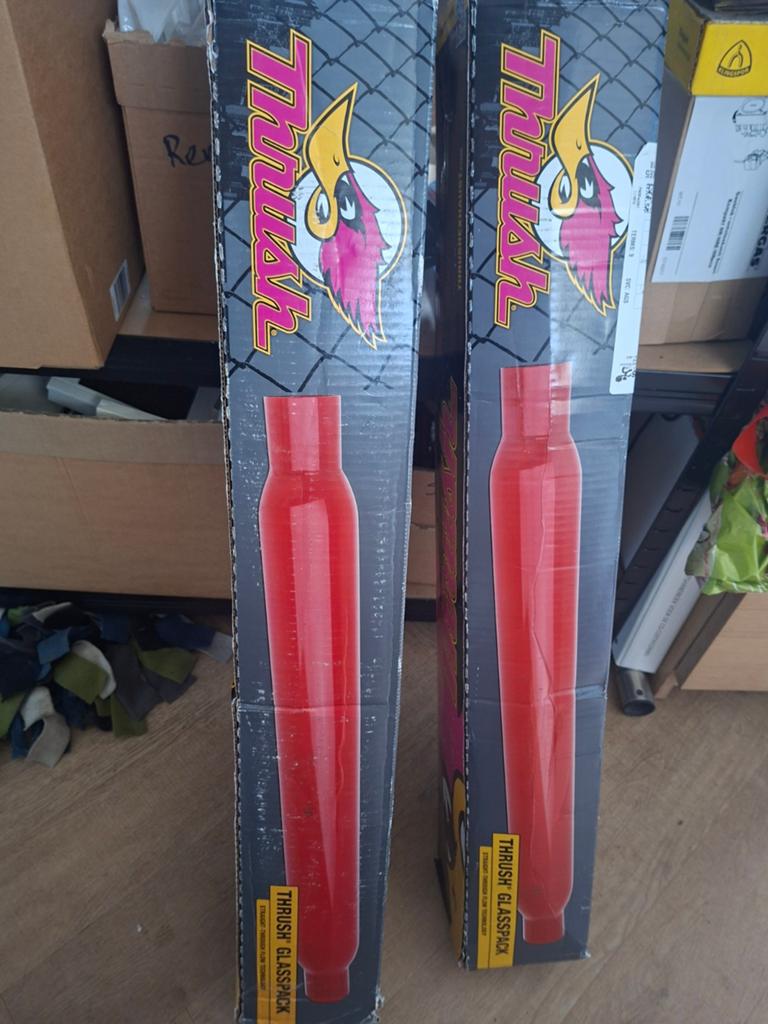 Trush uitlaat demper v8 cherry bom, Ophalen of Verzenden