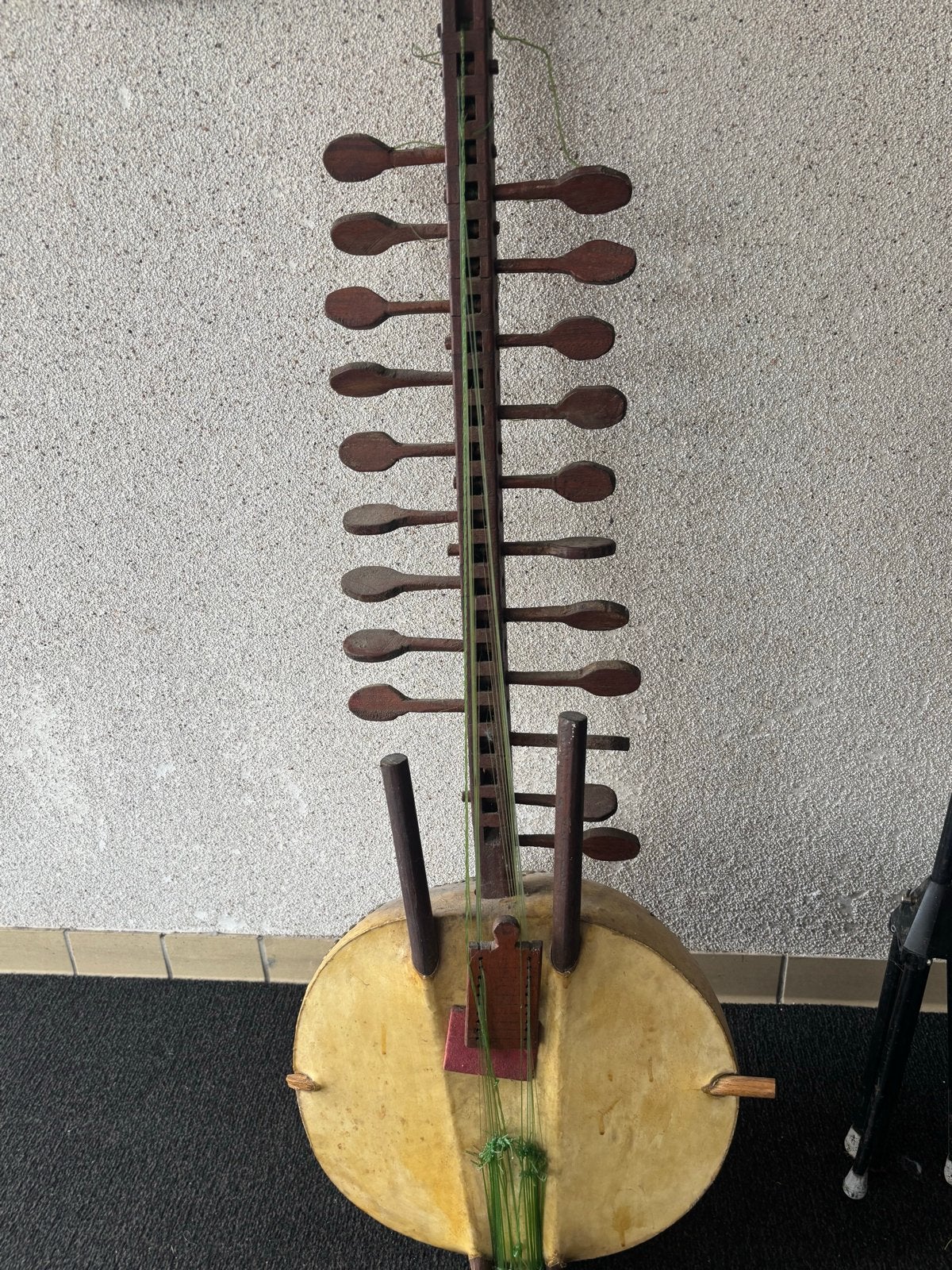 Unieke Afrikaanse Kora - Handgemaakt Snaarinstrument, Muziek en Instrumenten, Ophalen, Gebruikt, Harp