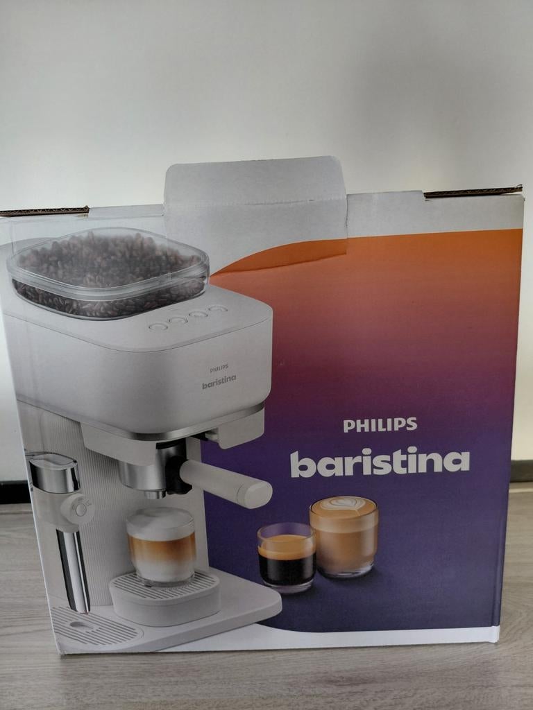 Nieuwe Philips Barista Koffiemachine - Perfecte Espresso, Witgoed en Apparatuur, Koffiezetapparaten, Nieuw, Koffiebonen, Espresso apparaat