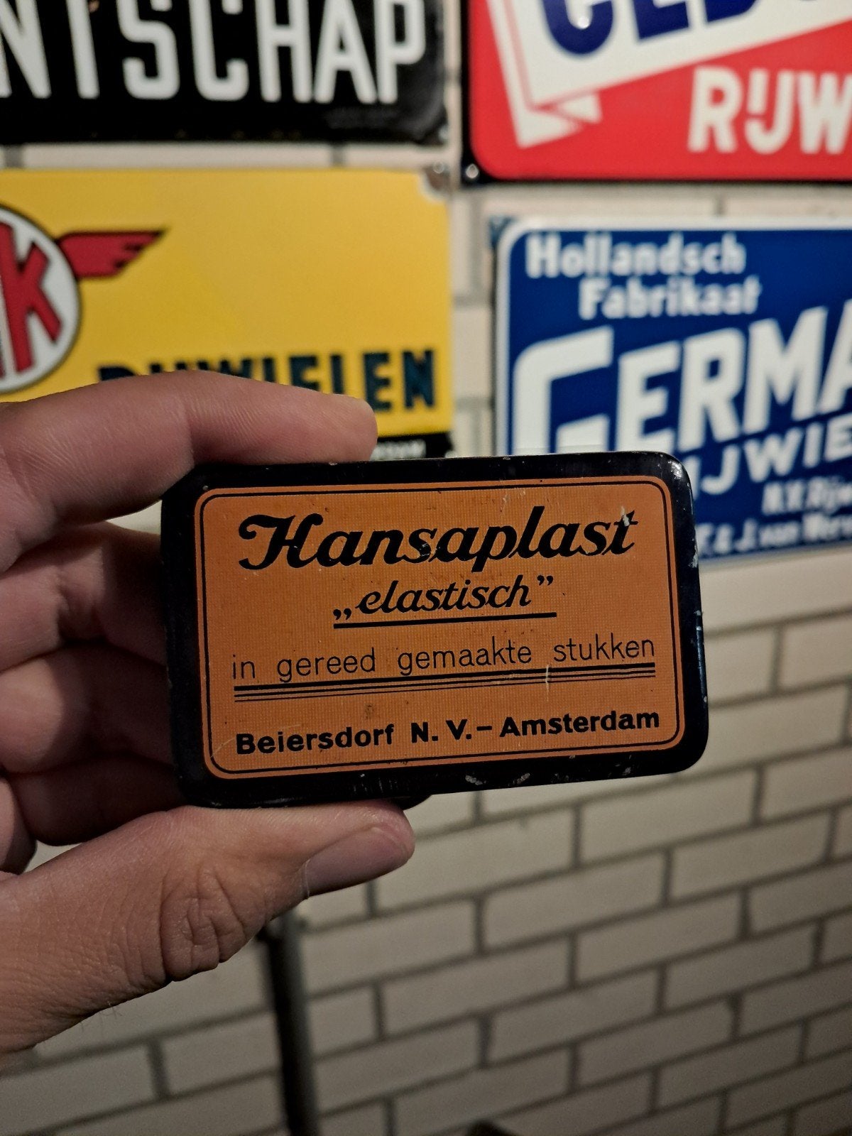 Hansaplast pleisters blikje, Ophalen of Verzenden, Overige