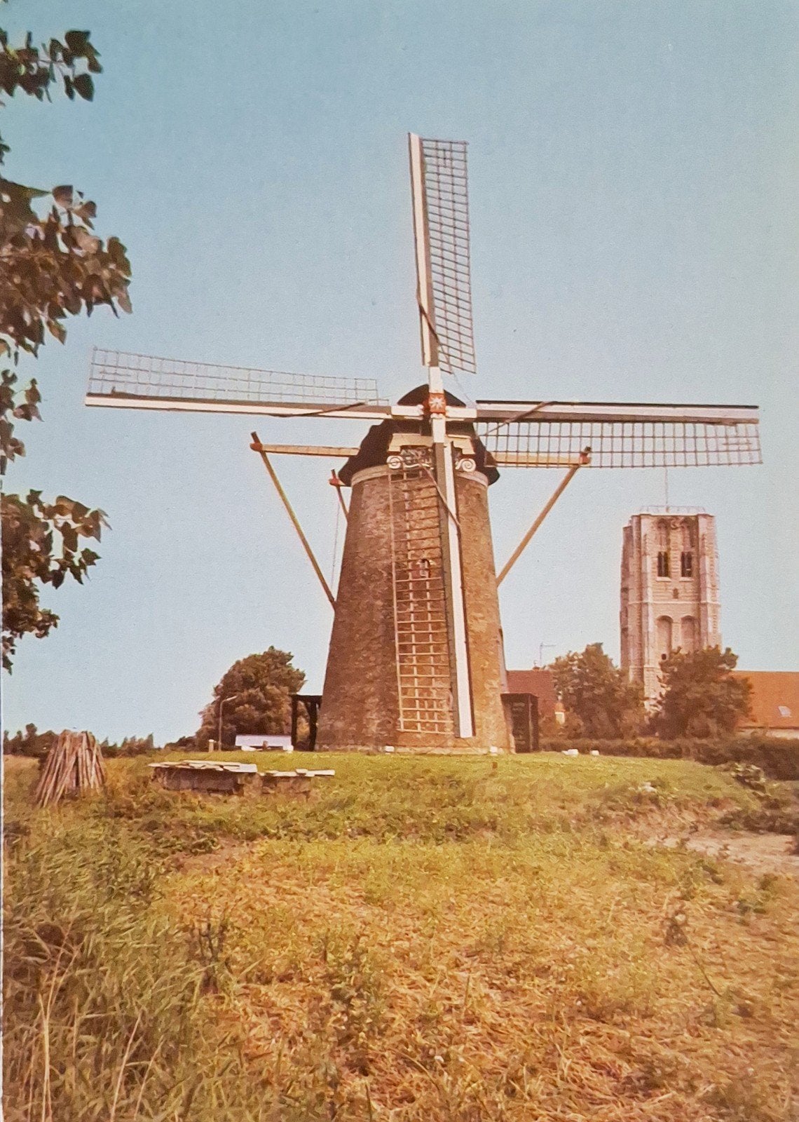 Goedereede - Molen en toren, Ophalen of Verzenden, Ongelopen, Zuid-Holland