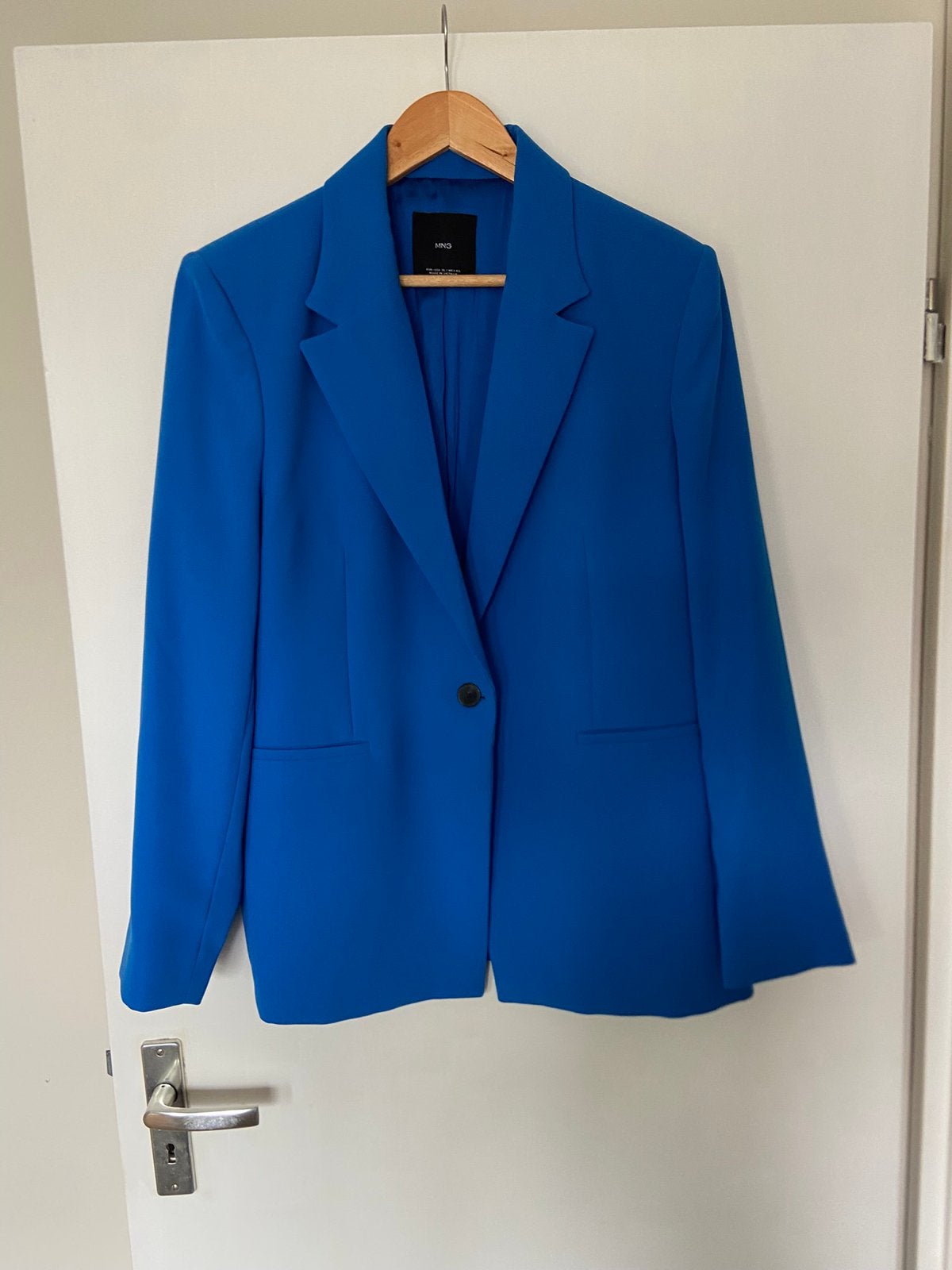 Blazer van mango, Ophalen, Zo goed als nieuw, Maat 56/58 (XL), Blauw