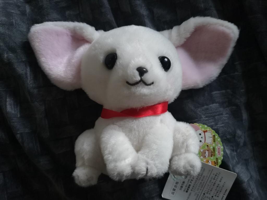 Plush Fennec vos feneky the Fennec fox amuse prize +/- 14cm, Overige merken, Overige karakters, Ophalen of Verzenden, Klein (minder dan 20 cm)