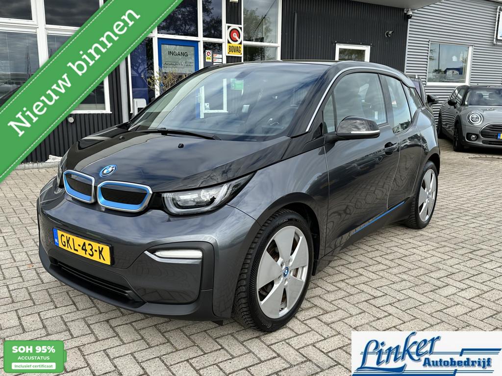 BMW i3 Executive Edition 120Ah 42 kWh - SOH 95% NAVI VOORSTO, Auto's, BMW, Gebruikt, Met garantie (alle), 4 stoelen, 1245 kg