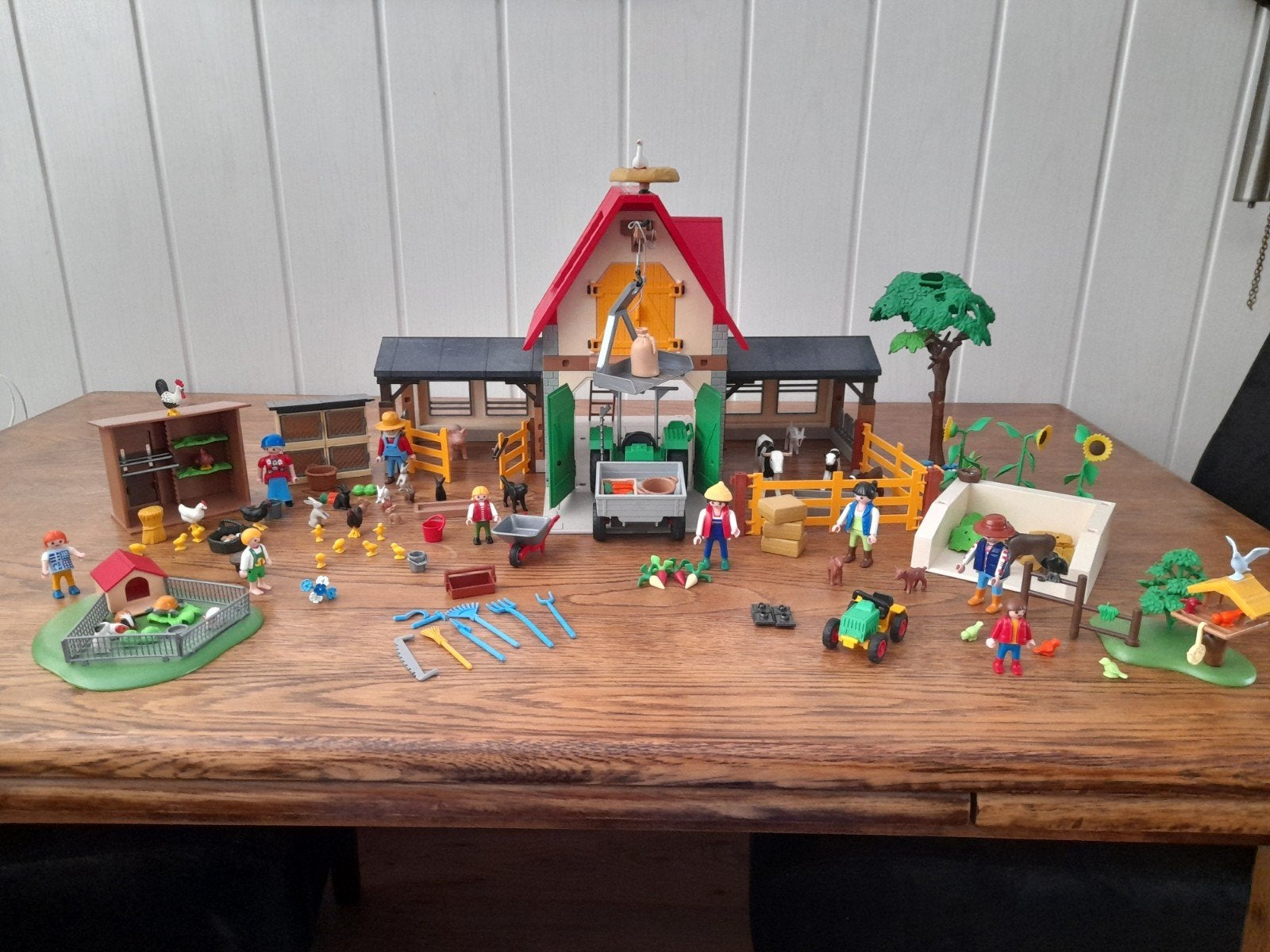 Playmobil boerderij met veel extra's, Ophalen of Verzenden, Zo goed als nieuw, Complete set