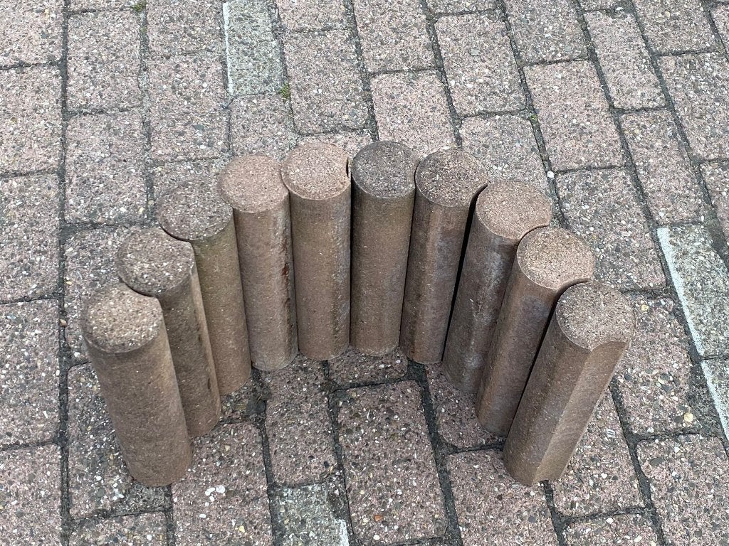 Palissade Rond Bruin 8x35 cm 73x Stukprijs: €3,00!, Ophalen, 25 tot 50 cm, Biels, Nieuw