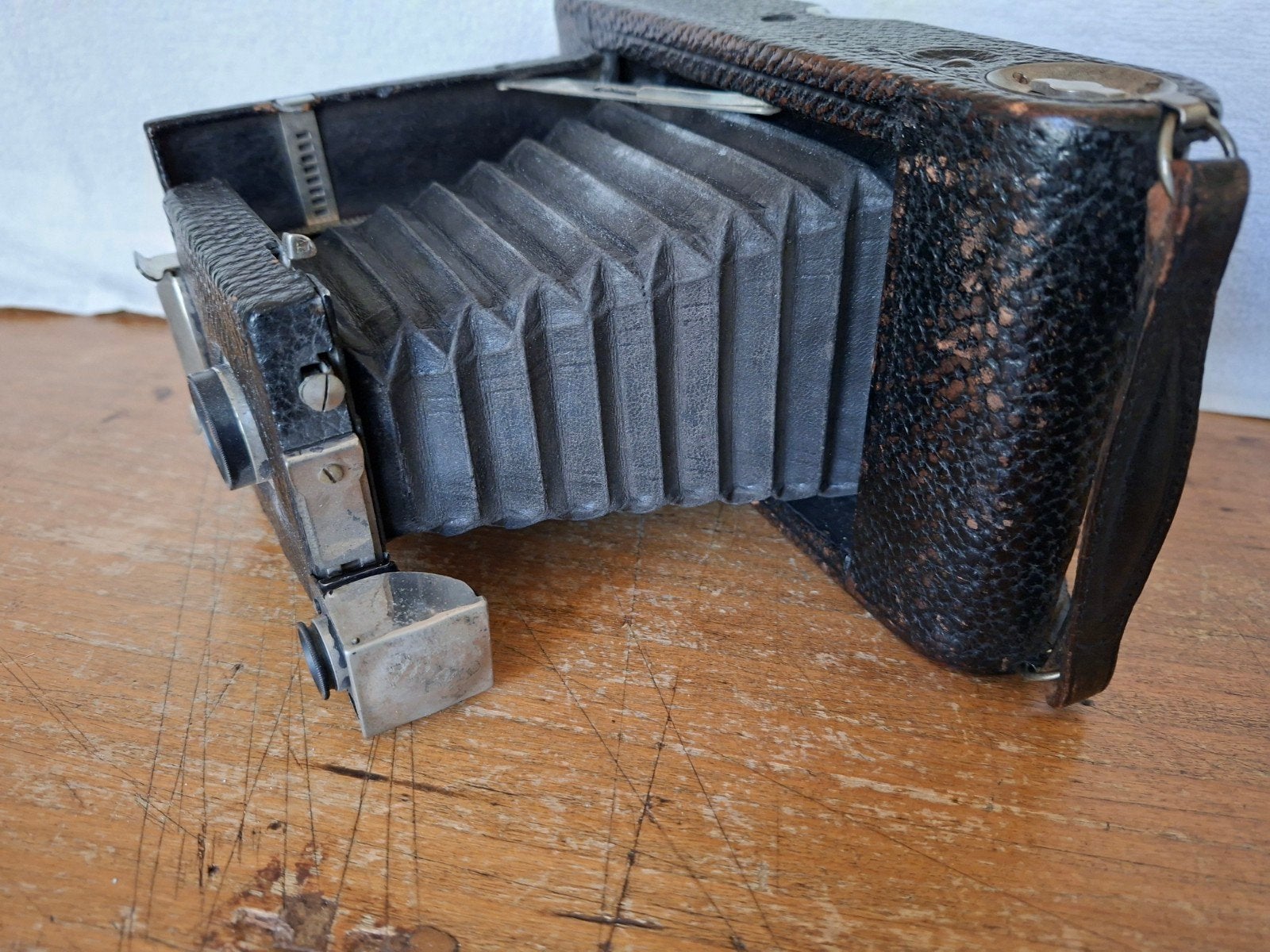 Antieke Kodak No. 3 Folding Pocket Camera Model AB, Verzamelen, Ophalen of Verzenden, Voor 1940, Fototoestel