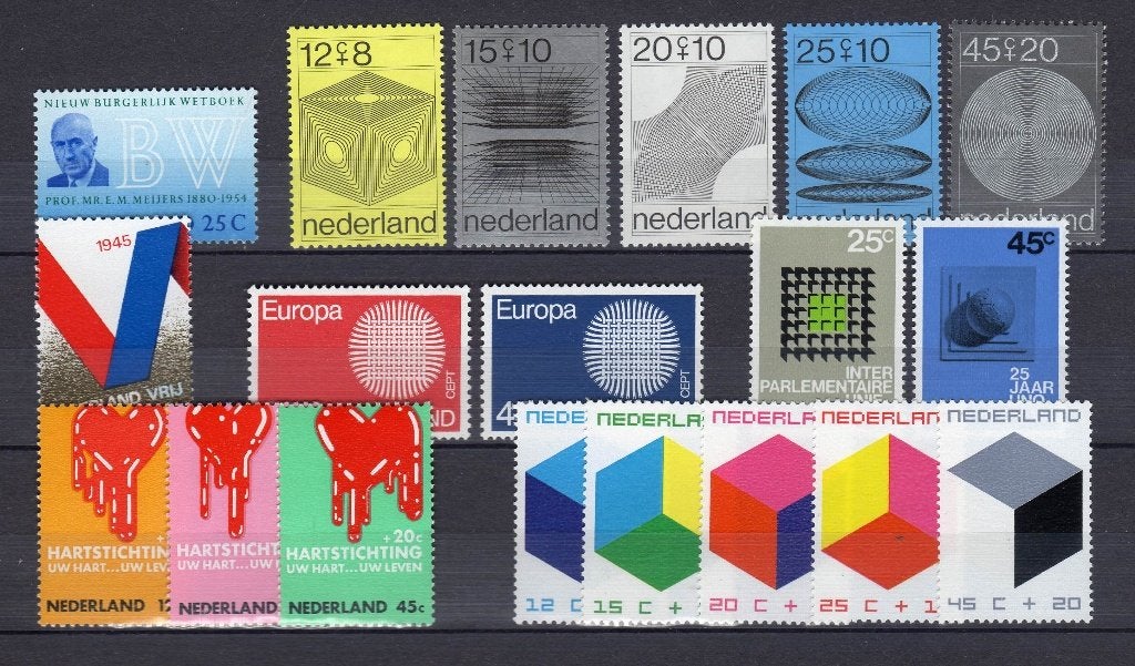 Jaargang 1970 postfris nvph 963-982, Ophalen of Verzenden, Na 1940, Postfris