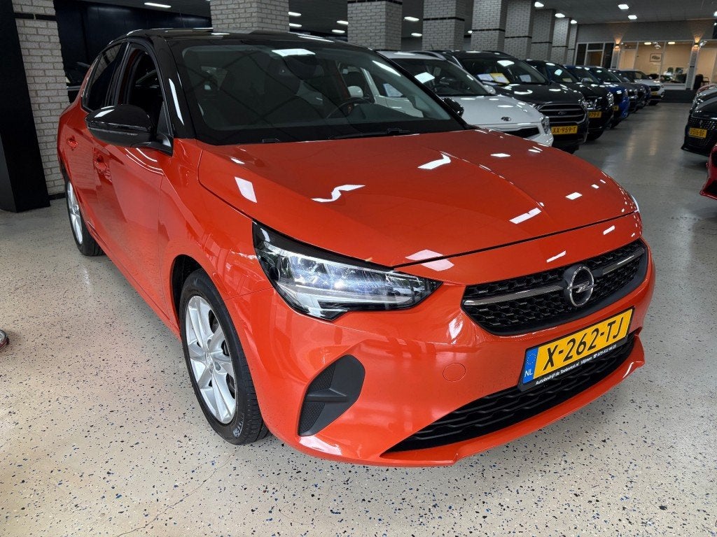Opel CORSA 1.2 Automaat BiColor Navigatie 1/2 Leder Airco Cr, Auto's, Gebruikt, Met garantie (alle), 49 €/maand, USB