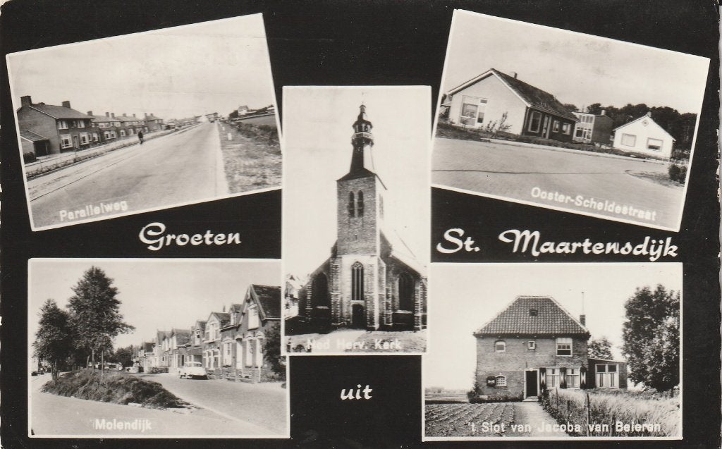 st Maartensdijk, Ophalen of Verzenden, 1940 tot 1960, Gelopen, Zeeland