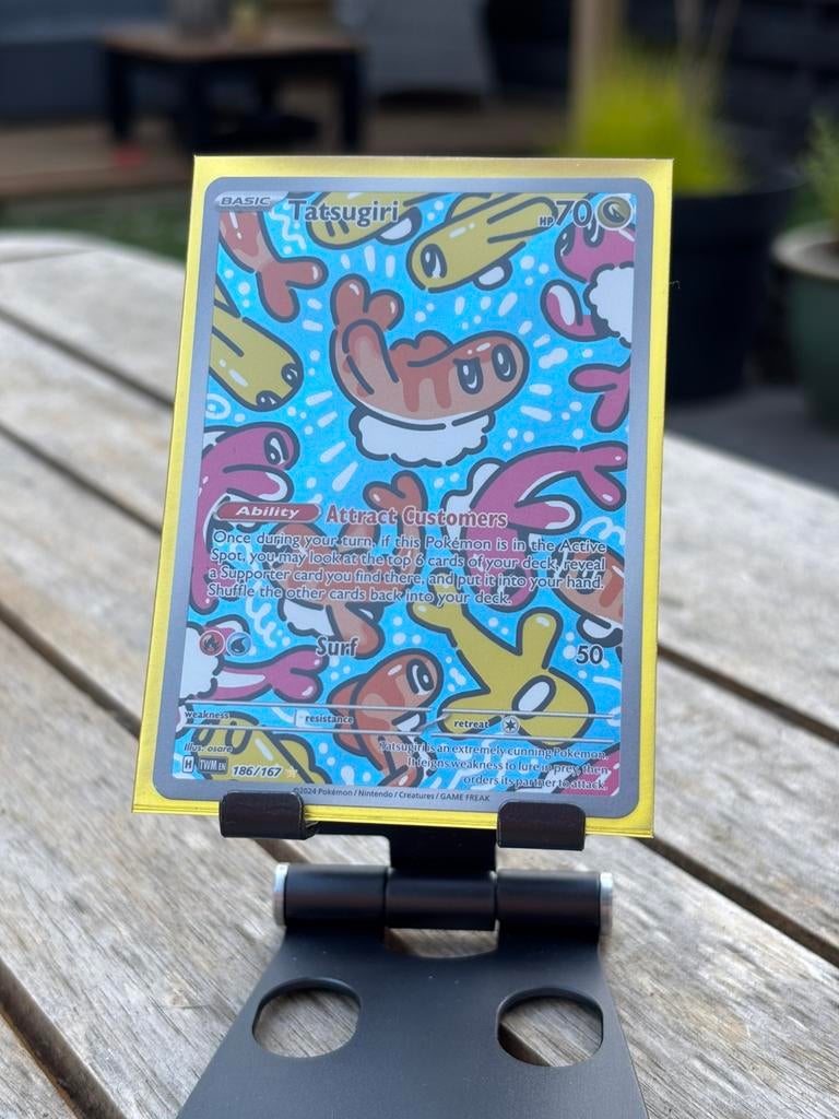 Pokémon Tatsugiri – 186/167 – Illustration Rare – Near Mint, Ophalen of Verzenden, Zo goed als nieuw