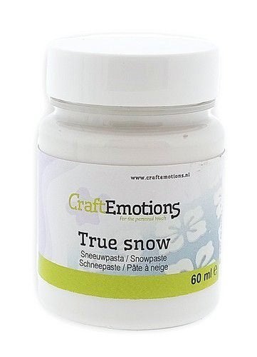 CraftEmotions true snow (sneeuwpasta) pot 60 ml 118038/0417, ., Overige typen, Nieuw, Ophalen of Verzenden