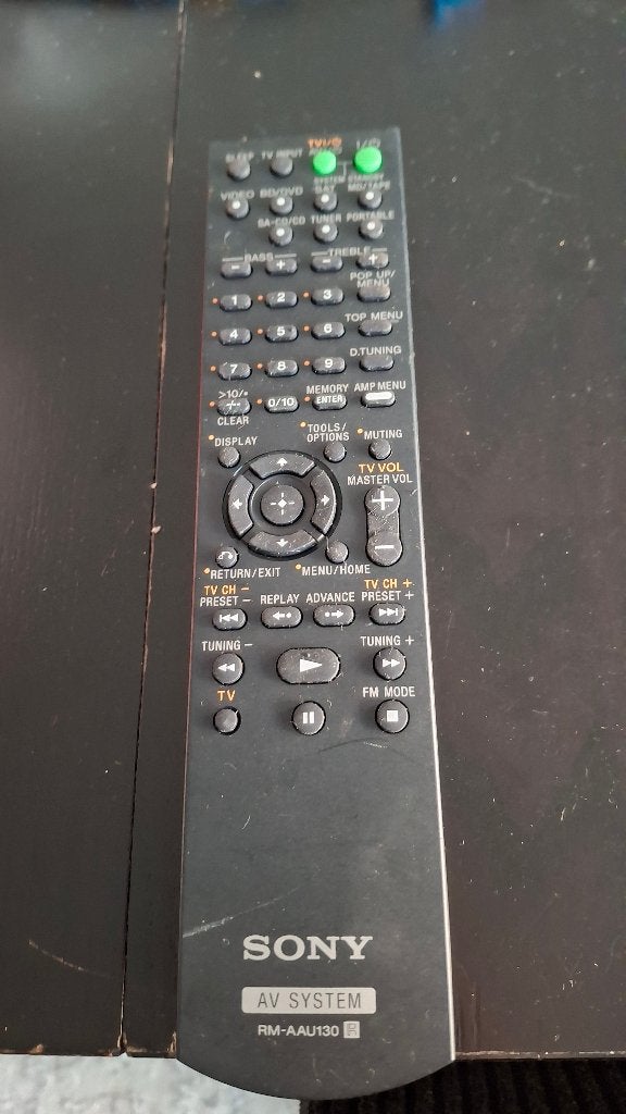Sony RM-AAU130 AV Systeem Afstandsbediening, Ophalen of Verzenden, Gebruikt, Origineel, Dvd