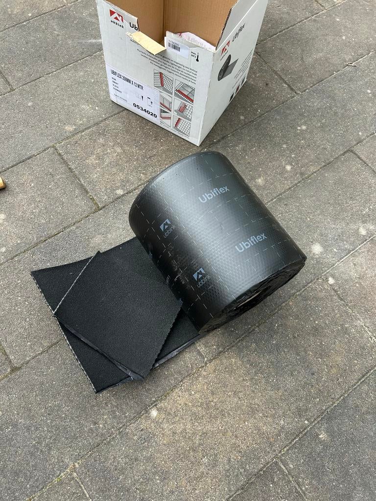 Ubiflex loodvervanger 250mm x 9m zwart, Doe-het-zelf en Verbouw, Dakpannen en Dakbedekking, Zo goed als nieuw, Overige typen, Kunststof