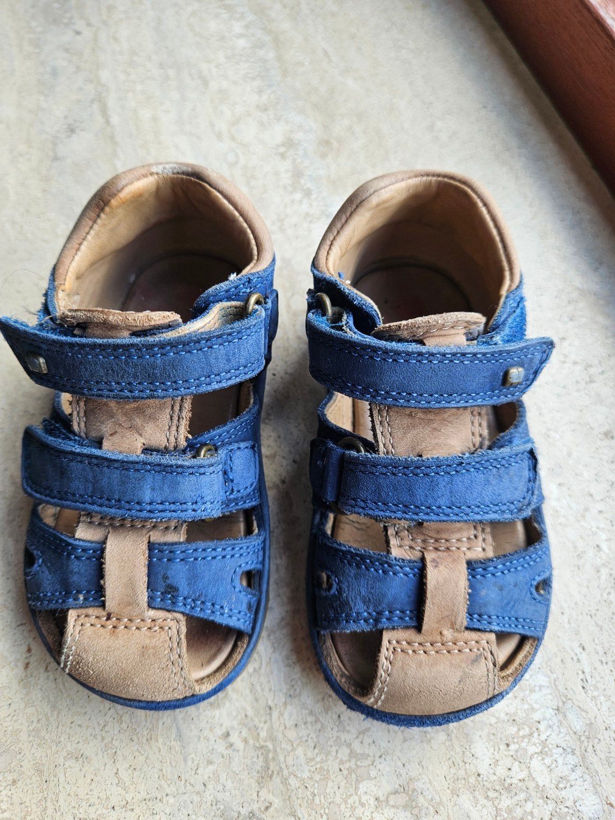 Elefanten sandalen maat 21 - blauw/bruin, Gebruikt, Jongen of Meisje, Schoenen, Ophalen of Verzenden