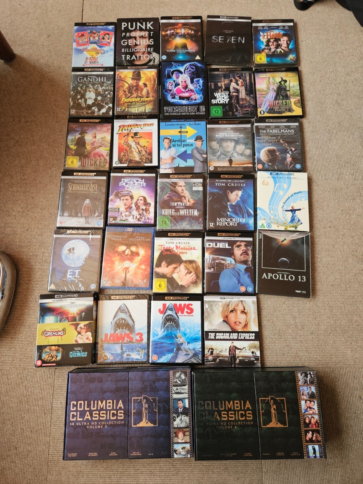 4k en bluray verzameling te koop, Ophalen of Verzenden, Zo goed als nieuw