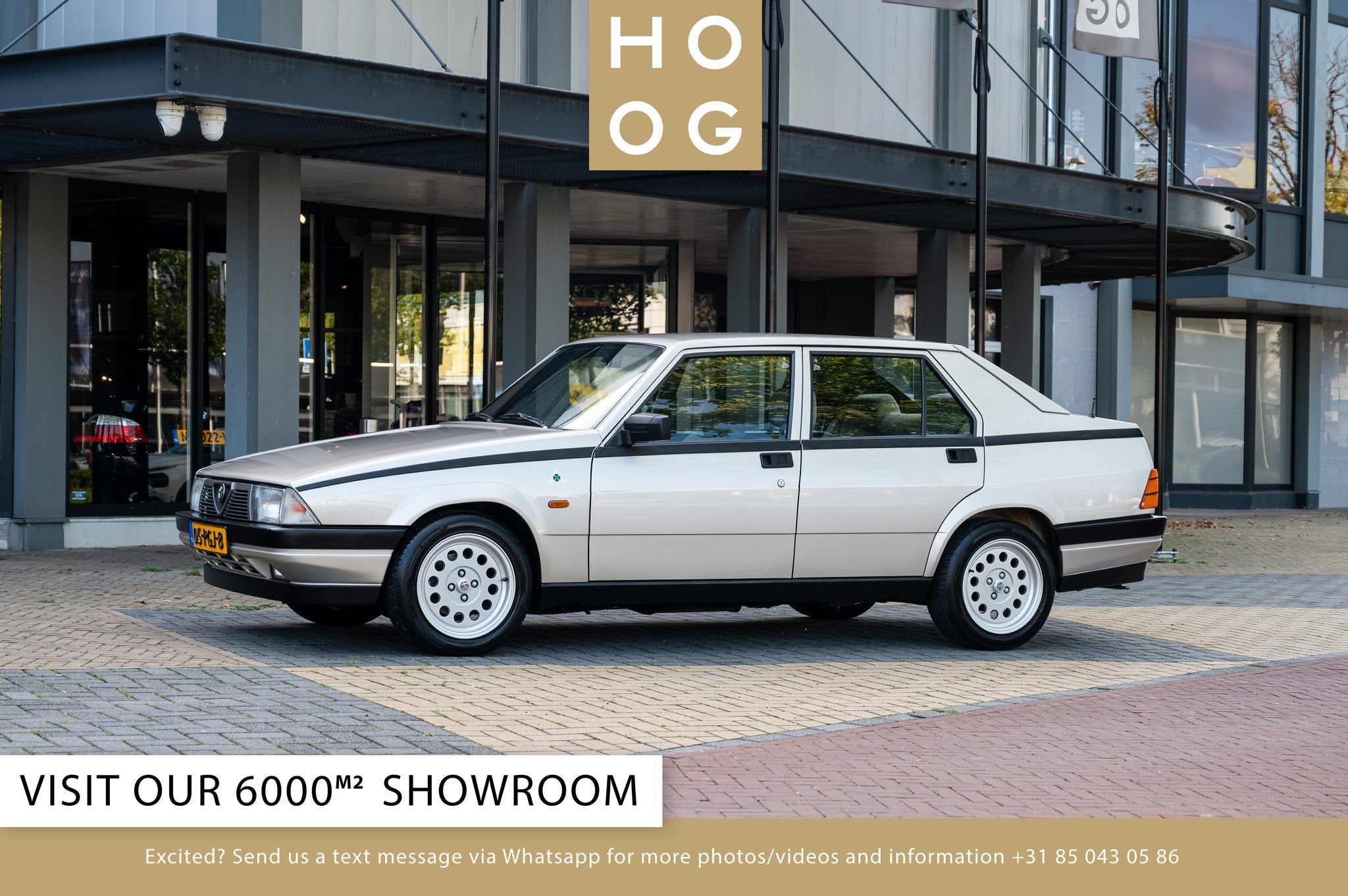 Alfa Romeo 75 1.6 (bj 1986), Gebruikt, 4 cilinders, Bedrijf, Handgeschakeld