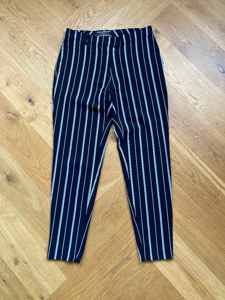 FREEQUENT gestreepte broek maat S, FREEQUENT, Blauw, Ophalen of Verzenden, Zo goed als nieuw