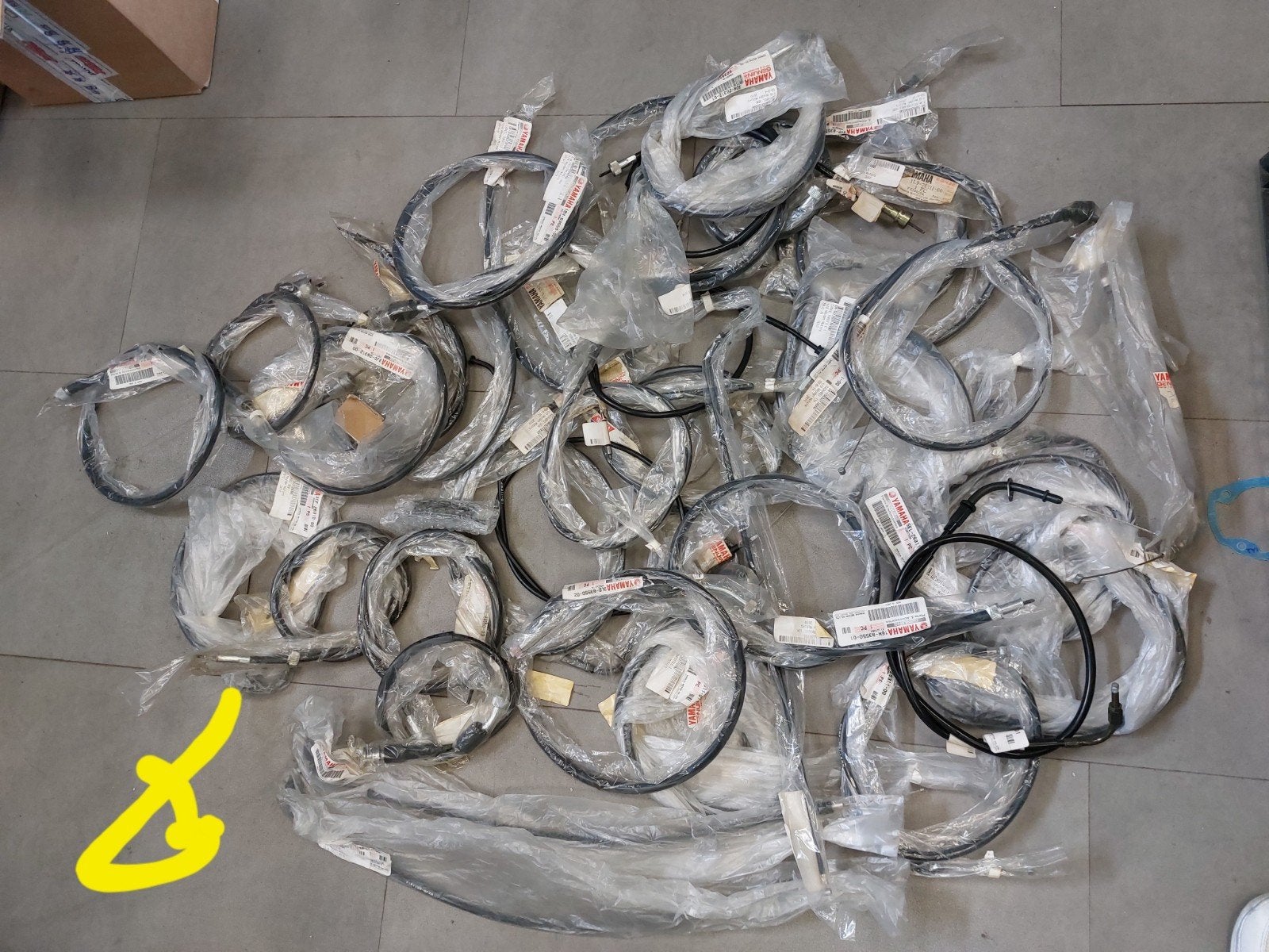 Partij Yamaha Kabels (6), Motoren, Onderdelen | Yamaha, Ophalen of Verzenden, Nieuw